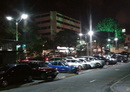 60w parking lot solar light for Hospital San Juan de Dios