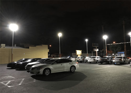 20w parking lot solar light