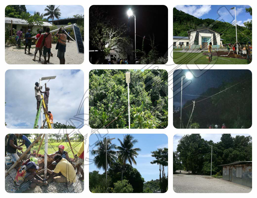 all in one solar street light  for Papua New Guinea
